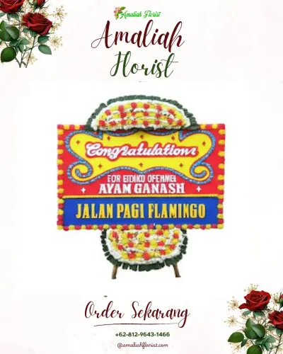 Bunga Papan Congratulation di Tosaren